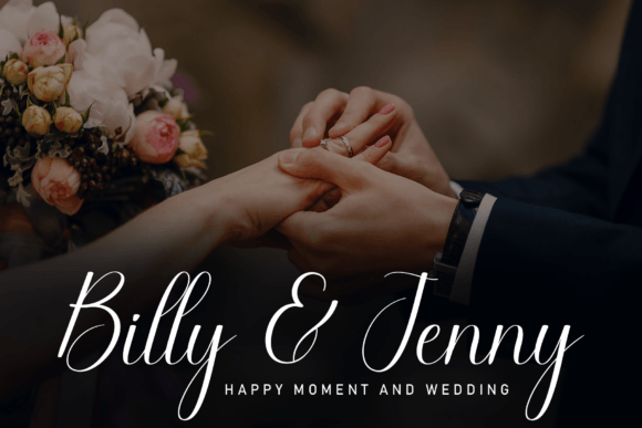 Husband Font - Preview 1