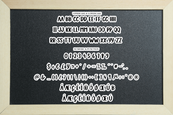 Information Boards Font PNG with transparent background - Preview 6
