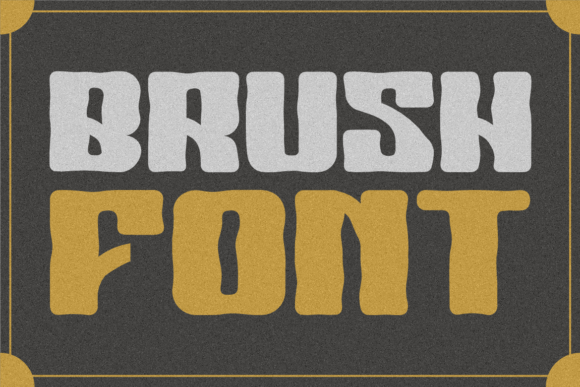 Kick Gaslow Brush Font PNG with transparent background - Preview 1