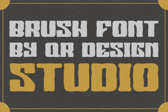 Kick Gaslow Brush Font PNG with transparent background - Preview 3