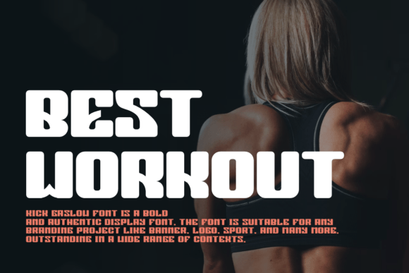 Kick Gaslow Font PNG with transparent background - Preview 4