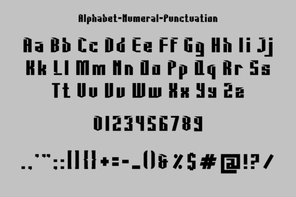 Leterghetic Font font preview - 1