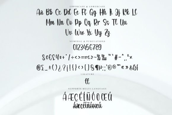 Mothering Font font preview - 5