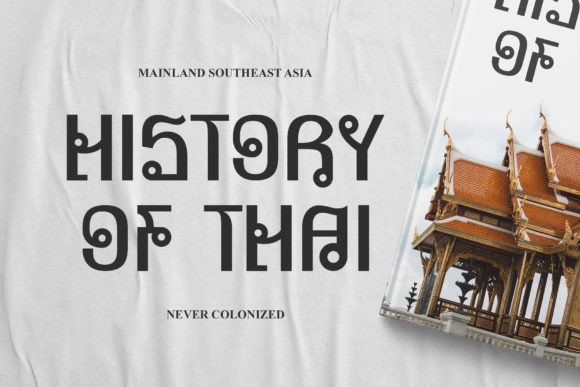 Nakhon Kanlaya Font PNG with transparent background - Preview 3