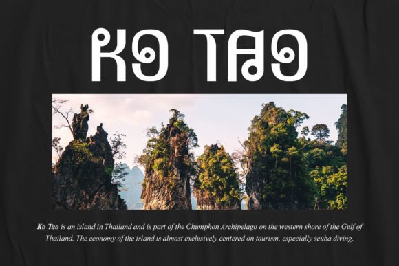 Nakhon Kanlaya Font PNG with transparent background - Preview 4