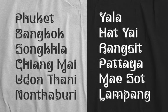 Nakhon Kanlaya Font PNG with transparent background - Preview 5