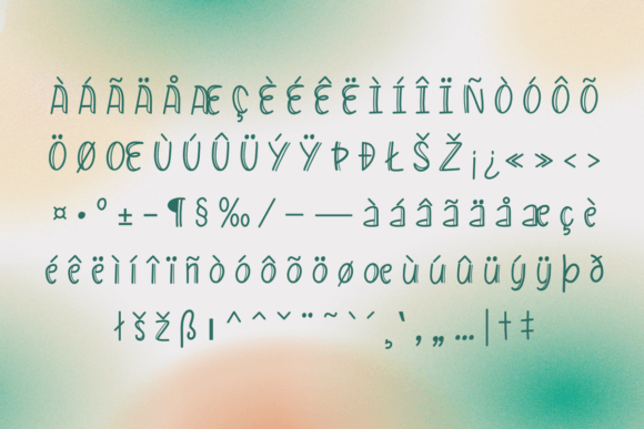 Oxygen Font PNG with transparent background - Preview 2