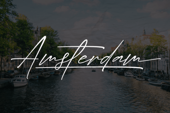 Permatha Signature Font PNG with transparent background - Preview 5