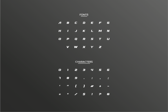 Recling Font PNG with transparent background - Preview 2