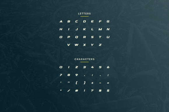 Renoric Font PNG with transparent background - Preview 2