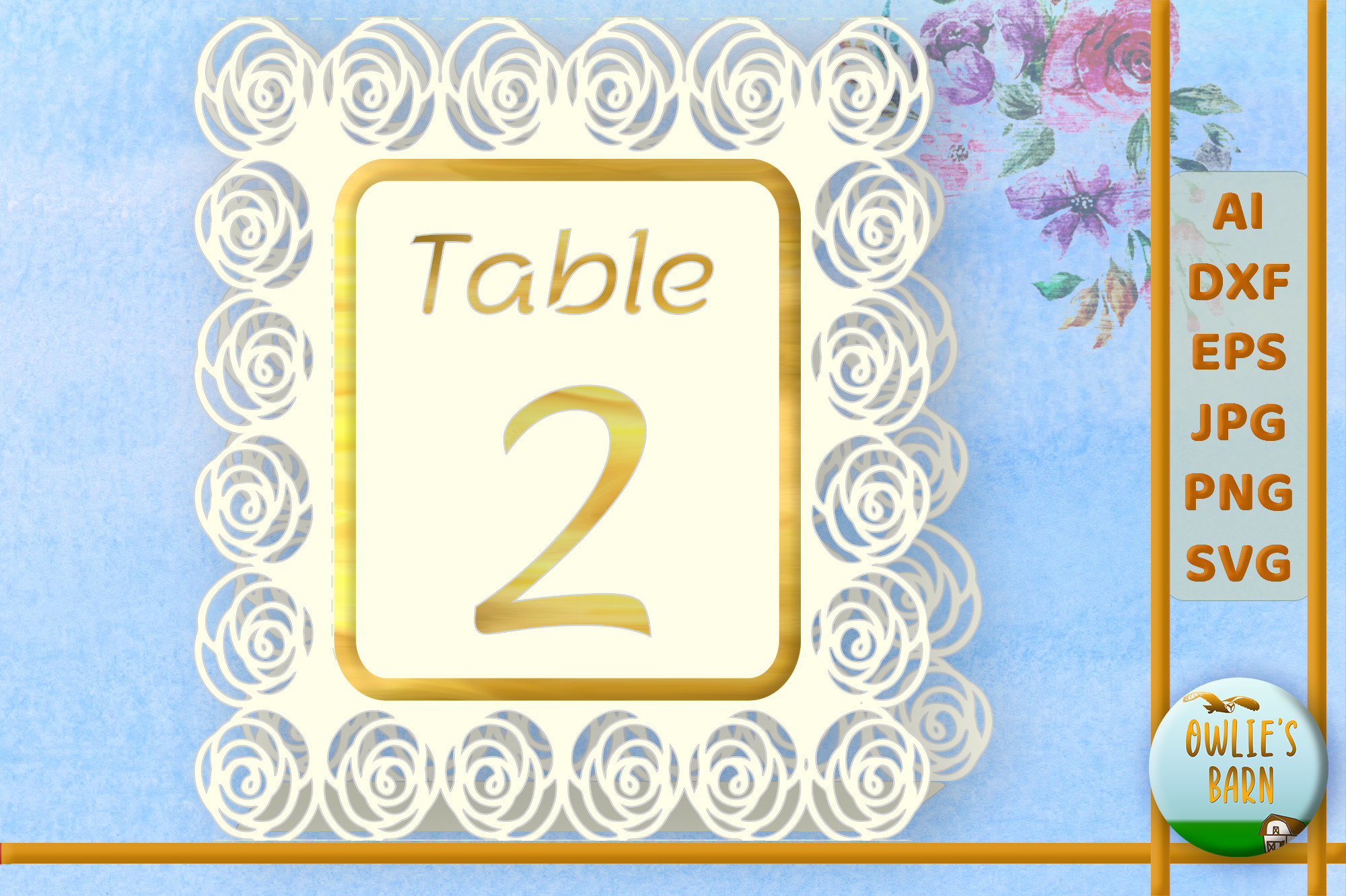 Roses Table Number 2