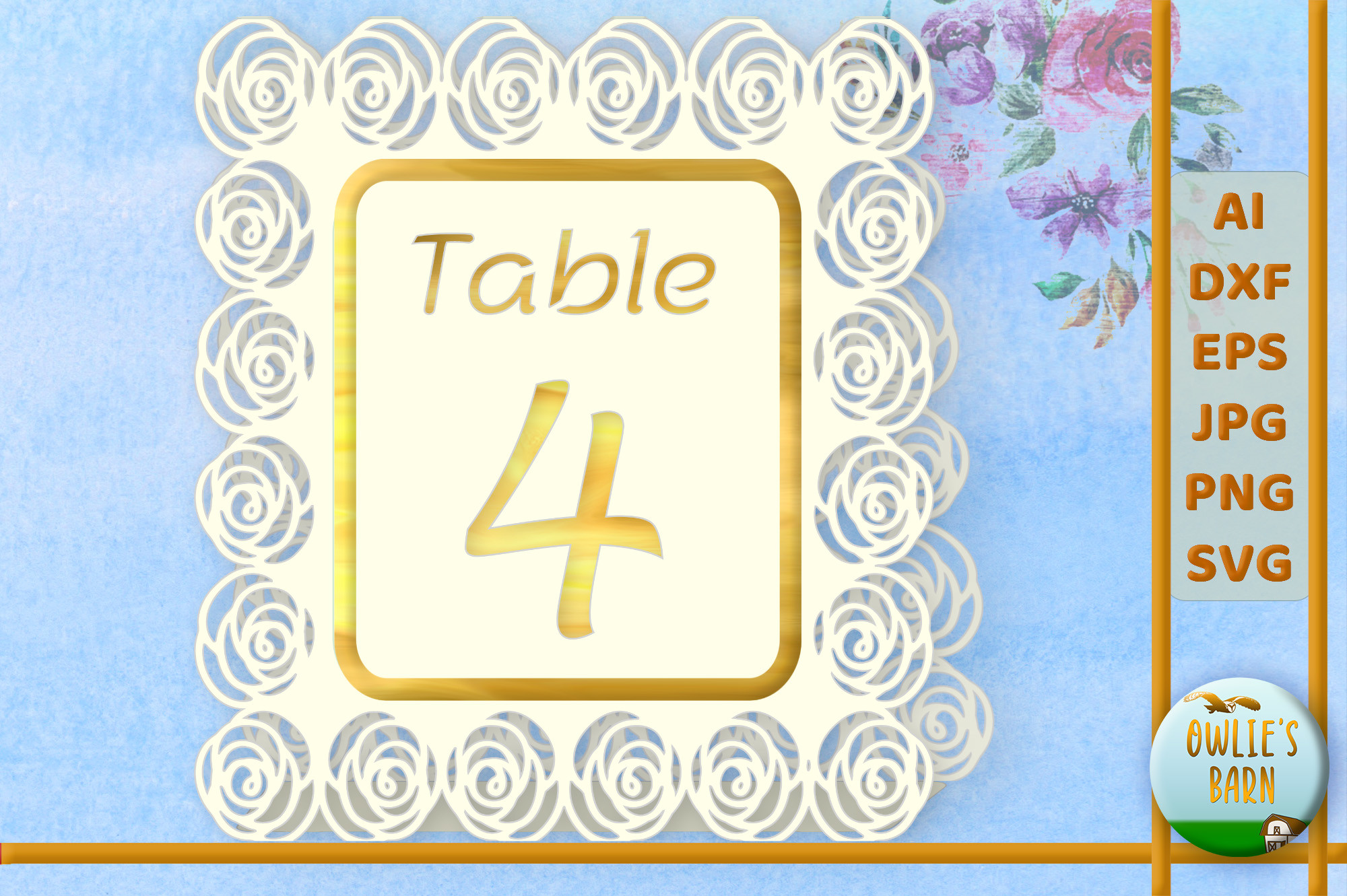 Roses Table Number 4