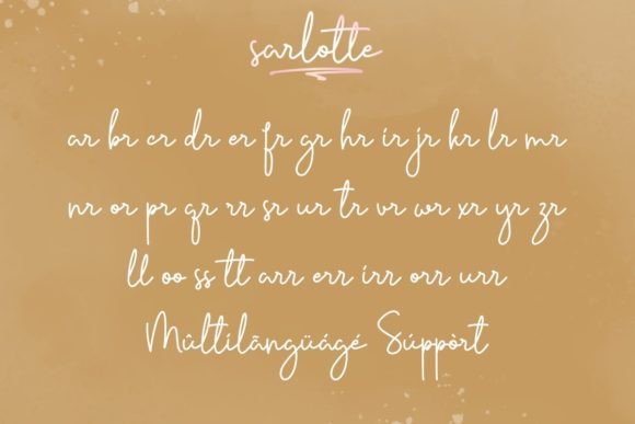 Sarlotte Font PNG with transparent background - Preview 5