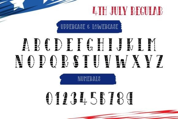 4th July Font - Preview 5