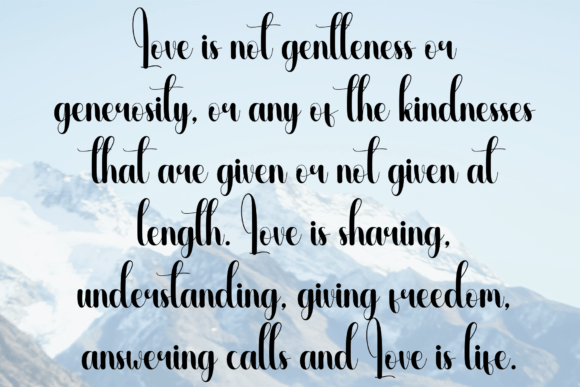 Almonds Font - Preview 5