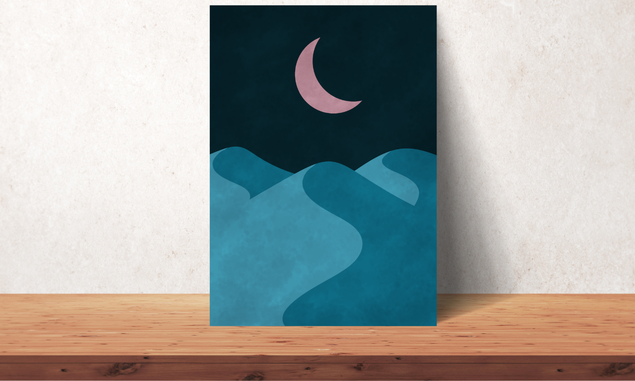 Boho Desert Landscape