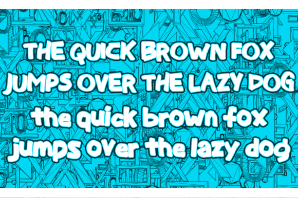 Chunky Comic Font - Preview 3