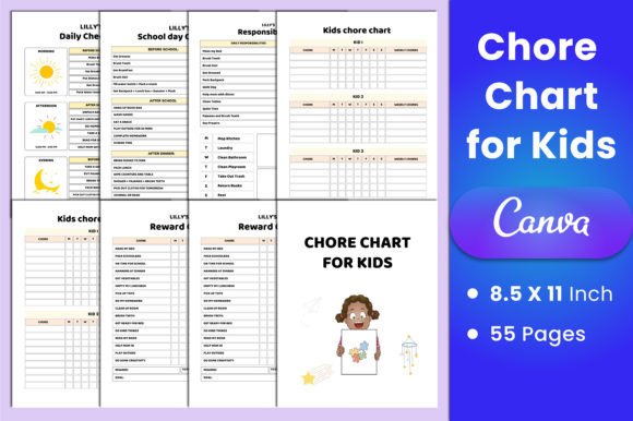 Printable Coloring Pages for Kids Canva Graphic by munjixpro · Creative ...