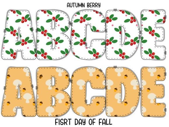 First Day of Fall Font - Preview 1