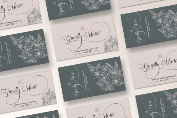 Garinstae Script Font PNG with transparent background - Preview 2