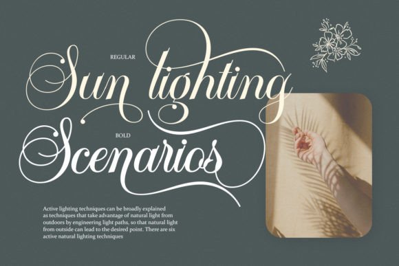 Garinstae Script Font PNG with transparent background - Preview 3