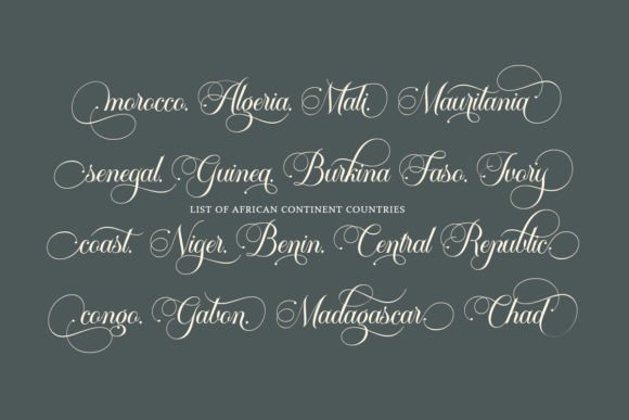 Garinstae Script Font PNG with transparent background - Preview 5