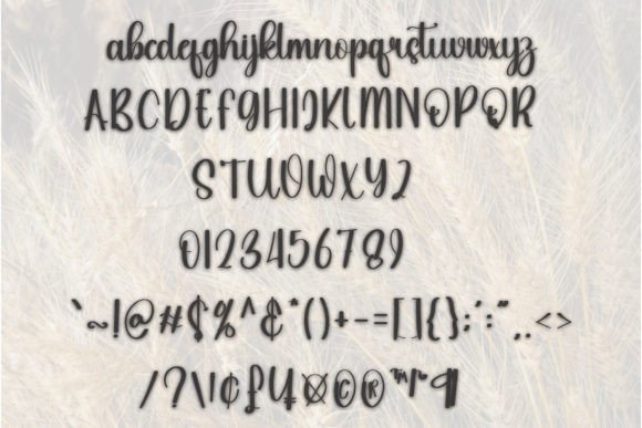 Grilling Font - Preview 2