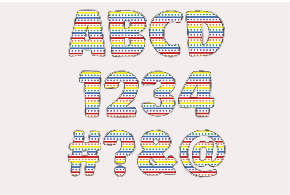 Pride Mount Font PNG with transparent background - Preview 4