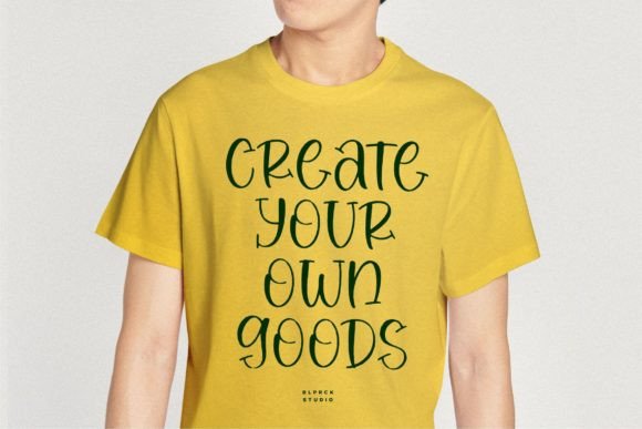 Roasted Lemon Font PNG with transparent background - Preview 3