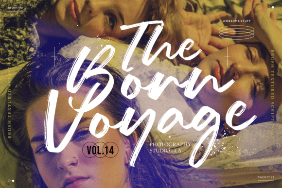 Romeo Bohemian Font PNG with transparent background - Preview 2