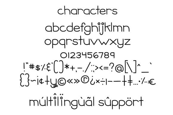 Short Stack Font PNG with transparent background - Preview 1