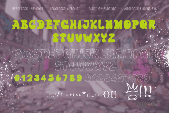 Siam Font PNG with transparent background - Preview 1