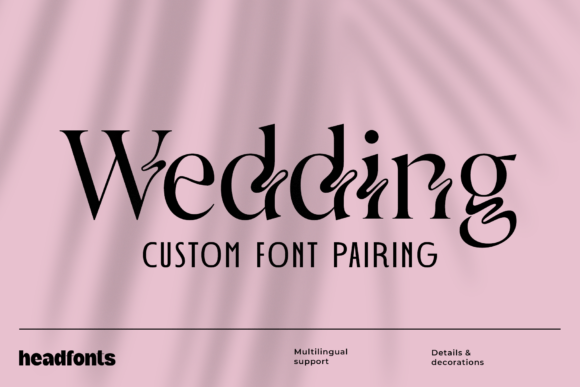 Wedding Font by HeadFonts · Creative Fabrica font preview