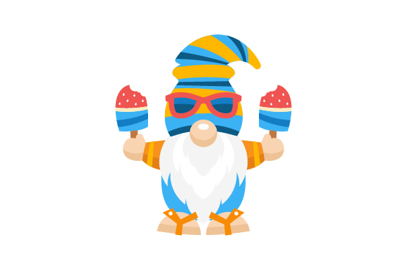 Summer Gnome SVG Cut file by Creative Fabrica Crafts · Creative Fabrica