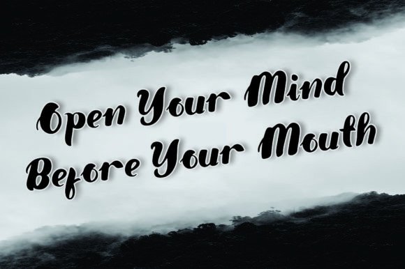 Black Hole Font - Preview 3
