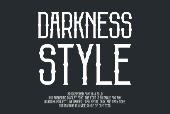 Brocksporen Font - Preview 2