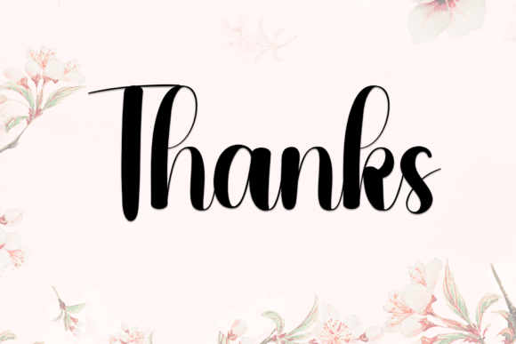 Cherry Blossoms Font - Preview 6