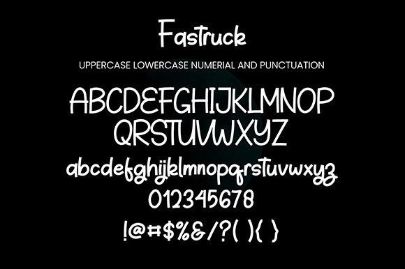 Fastruck Font PNG with transparent background - Preview 6