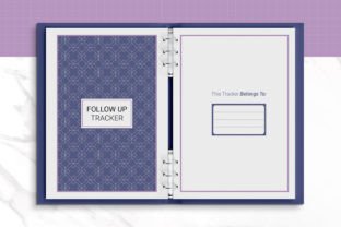 Follow Up Tracker Printable Template Graphic by JUNDI · Creative Fabrica
