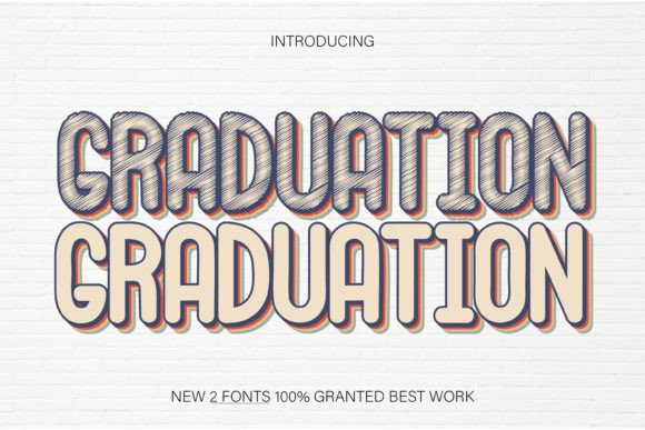 Graduation Font - Preview 1