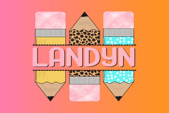 Graduation Font - Preview 2