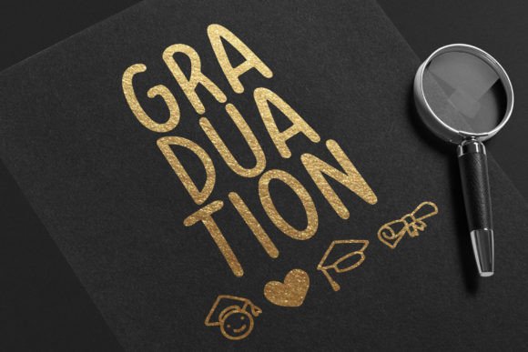 Graduation Font - Preview 2