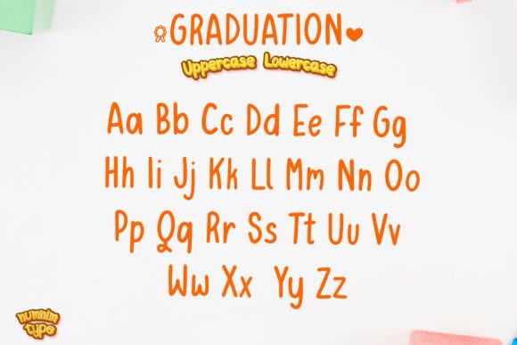 Graduation Font - Preview 5