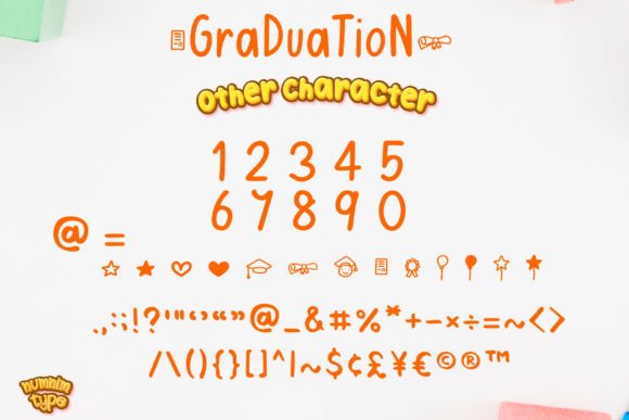 Graduation Font - Preview 6