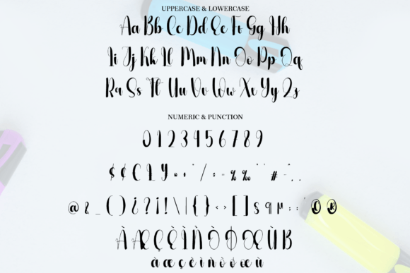 Highligher Font PNG with transparent background - Preview 6