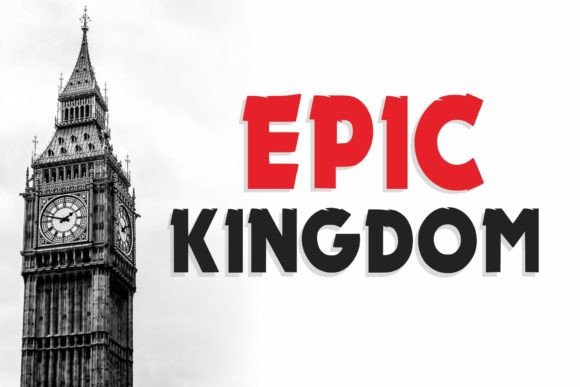 King Arthur Font PNG with transparent background - Preview 1