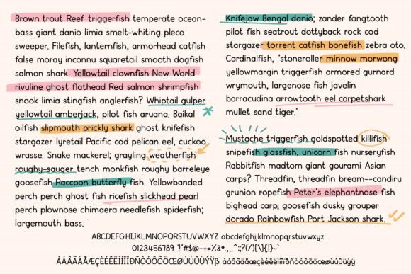 Margie Font PNG with transparent background - Preview 1