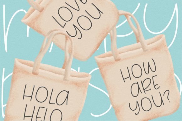 Milky Based Font PNG with transparent background - Preview 3