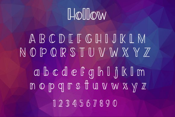 Multiplicity Font PNG with transparent background - Preview 3