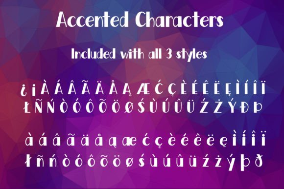 Multiplicity Font PNG with transparent background - Preview 4